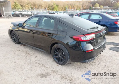 2025 Honda Civic Sedan Sport z USA, uszkodzony, nr VIN 19XFL2H85SE023226